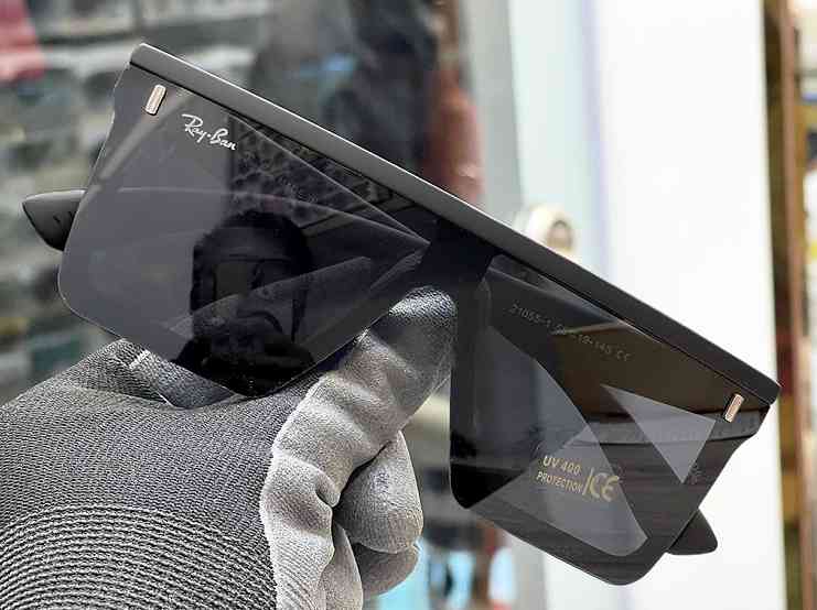 Ray Ban Flat Top Sunglasses - Black